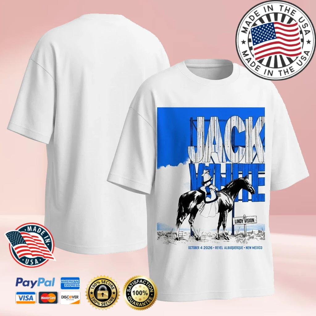 Jack White New Mexico 2026 Revel Albuquerque Concert T-Shirt